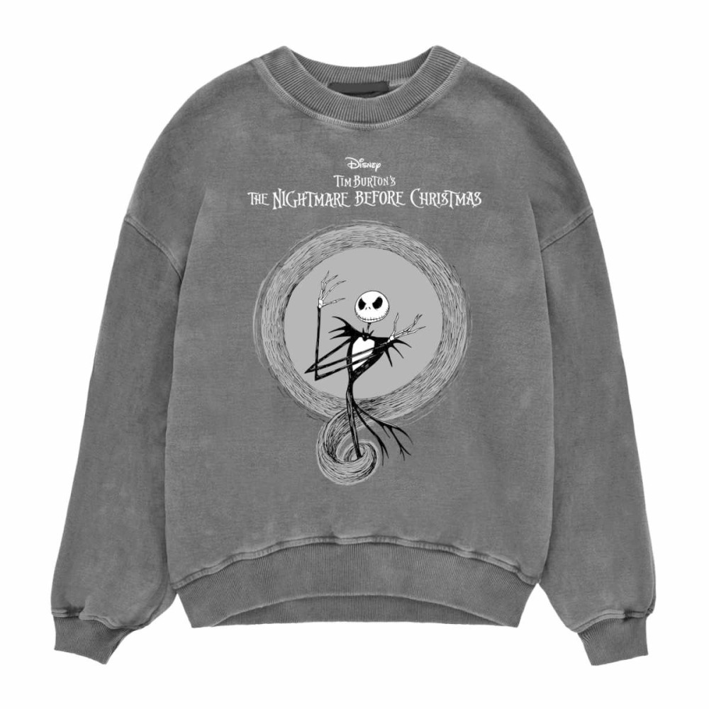 Disney The Nightmare Before Christmas - Jack And Logo Sweatshirt - Grau